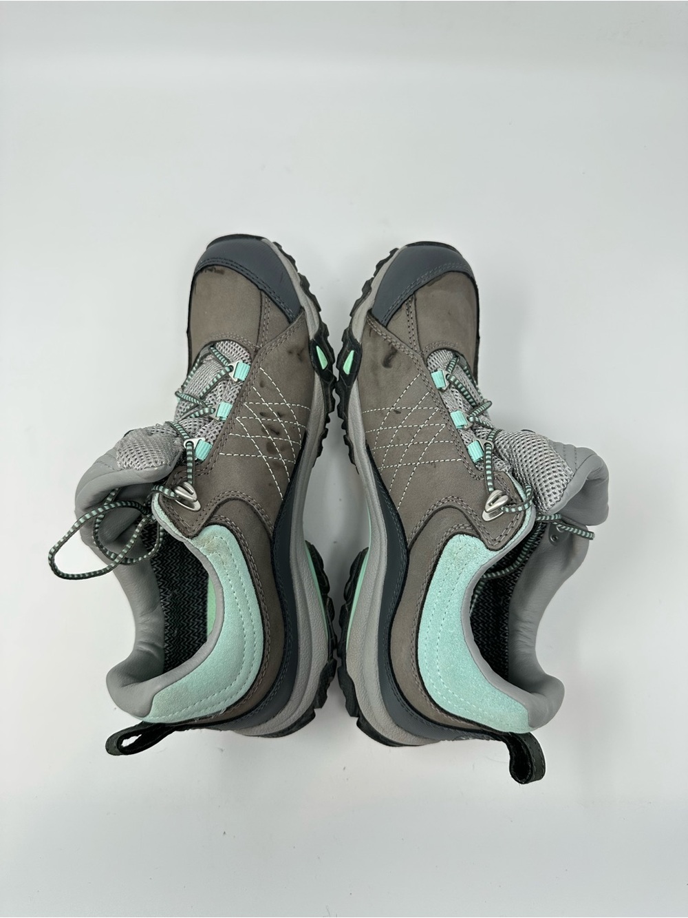 Oboz Sapphire B-DRY Waterproof Gray Low Hiking Boot Shoes Women Size 9 - Picture 4 of 12